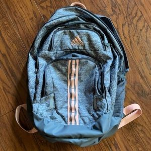 Adidas BookBag Grey and Pink